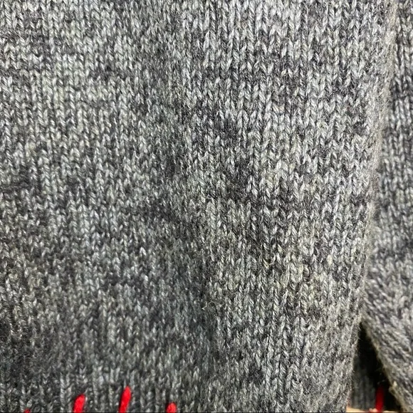 Vintage Valentine Love Cotton Cottagecore Grandma Embroidered Sweater Cardigan - Picture 12 of 12